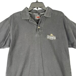 Guinness Official Merchandise Vintage Y2K Polo Men XL Dublin Logo Pubwear